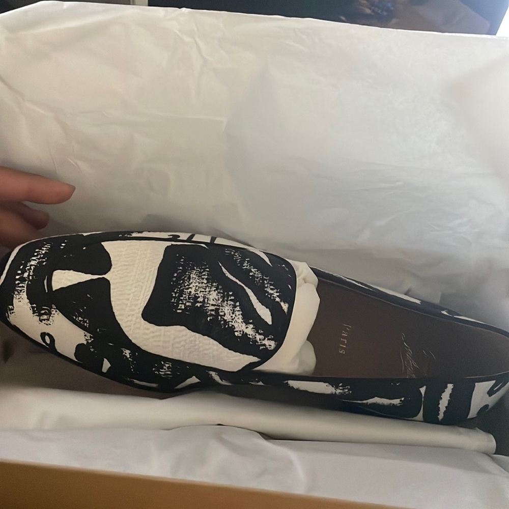 Black & White Christian Louboutin size 43 (10 US)